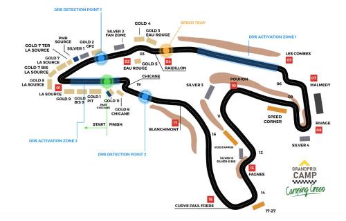 Stavelot Otro | GrandPrixCamp closest to the track including track view