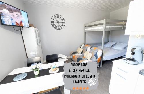 Poitiers Apartamento | Grands Studios Maillochon accès Gare de Poitiers et Centre ville à Pieds