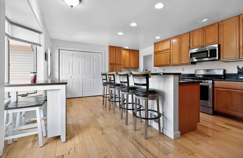 Grass Lake Casa | Grass Lake Retreat with Game Room & Fire Pit