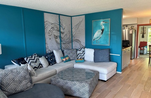 Palm River Estates Casa | Great condo on main level with beautiful backyard.