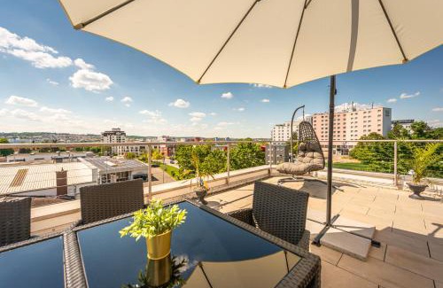 Bonlanden Apartamento | GREAT PLACE Top Penthouse Stuttgart Airport & Messe