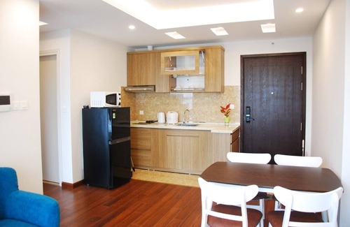 Lang Ha Apartamento | Apartamento verde 1. 5BR-Vinhomes D'capitale Officetel