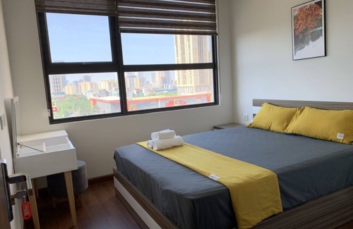Lang Ha Apartamento | Apartamento verde 1. 5BR-Vinhomes D'capitale Officetel