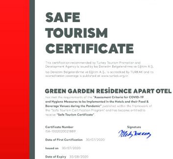 Alanya Apartamento | Green Garden Suites Hotel