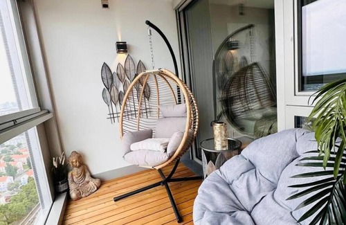Donaustadt Apartamento | green high-end apartment close to metro, uno-city, e-parking, pool, gym, sauna