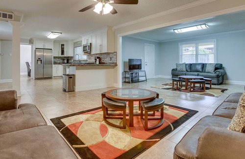 Timberlane Casa | Gretna Vacation Rental w/ Fire Pit & Backyard!