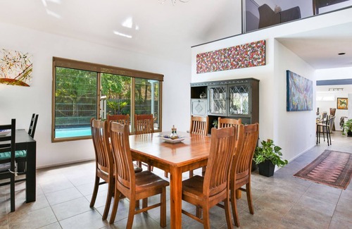 Callala Bay Casa | Grey Gables - Pet Friendly with Fireplace + Pool + Spa + Sauna
