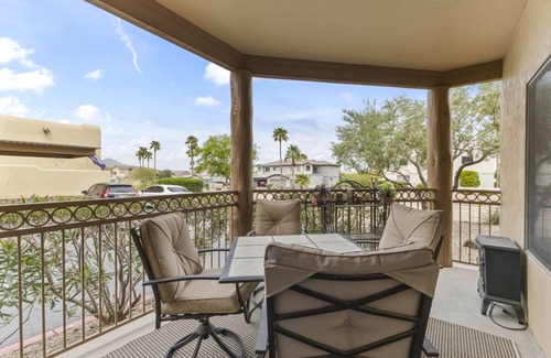 Crystal Ridge Apartamento | Ground Floor Condo Near Plaza & Fountain Park w/ Pool, Hot Tub & Private Patio