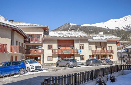 Aussois Apartamento | Planta baja, vista limitada, terraza, tv, local para esquís, 40m², Aussois