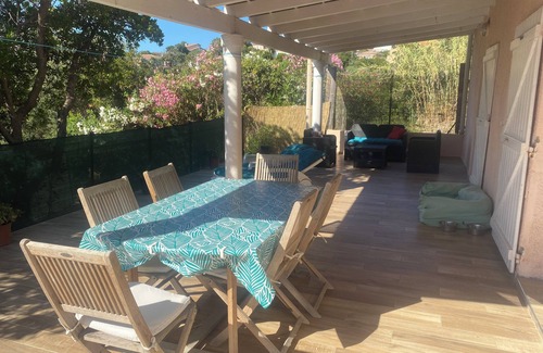 Pietrosella Apartamento | Ground-floor villa, 70 m2, 1 min from the beach, sea view, close to shops