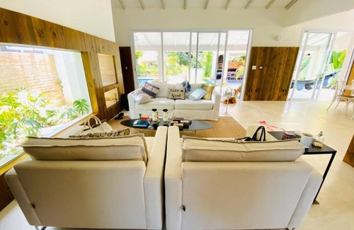 Guaeca Casa | Guaecá · Nova Alto Padrão - 4 suites, aire + piscina + espacio