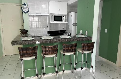 Centro Apartamento | Guarapari Residence com piscina sauna e ar