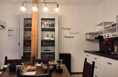 Mont-Saxonnex Apartamento | Casa de huéspedes 'Chambre Eté' con vistas a la montaña, terraza privada y Wi-Fi