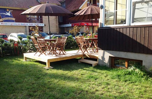 Nida Casa | Casa de vacaciones "Nidos Gaiva", habitación en el primer piso (terraza) para 2 personas