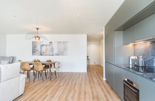 Mafamude Apartamento | GuestReady - Techo azul