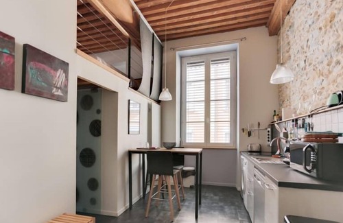 Grande Cote - Annonciade Apartamento | GuestReady - Encantador Loft Croix-Paquet para 2 personas