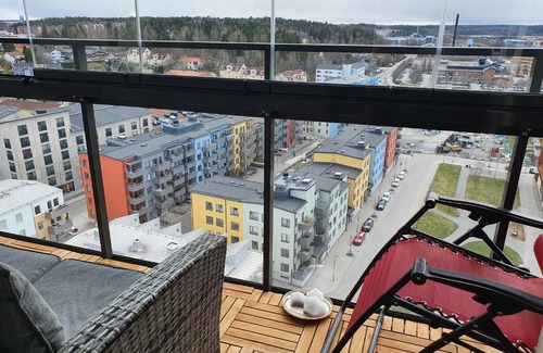 Upplands Vasby Municipality Apartamento | Högst up