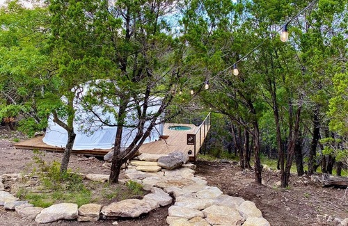 Oatmeal Casa | Habibi: Luxury Glamping in Treetop Dome + Dip Pool