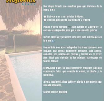 Juan de Acosta Casa | Habitación SURF en Mojarra Beach