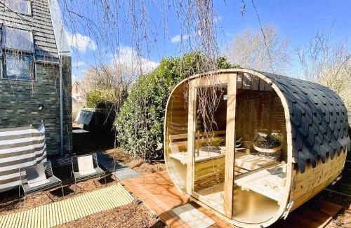 Bockholm Casa | Haifischsieben, Wow-Haus mit Meerblick, Sauna und Kamin