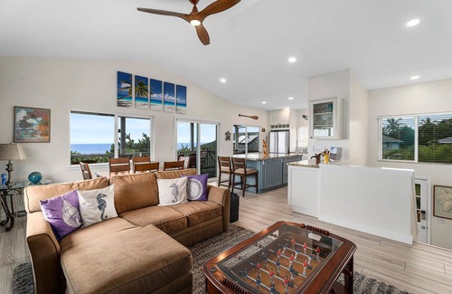 Kona Palisades Casa | HALE LIO KAI: GORGEOUS HOME WITH POOL, HOT TUB & STUNNING OCEAN/SUNSET VIEWS