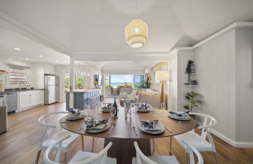 Pupukea Casa | Hale Nalu: Ocean View Home w/ Oahu beach in the backyard, Hale Nalu