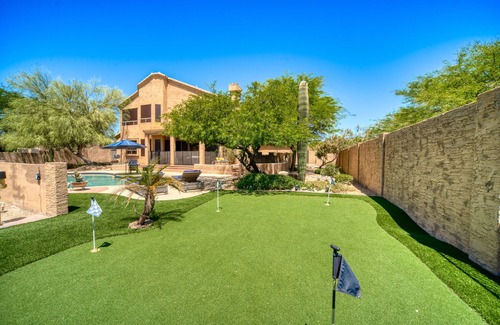 Pinnacle Peak Casa | Half Acre Quiet Oasis w/pool/Spa/putting green, 20 Min to Kierland Commons
