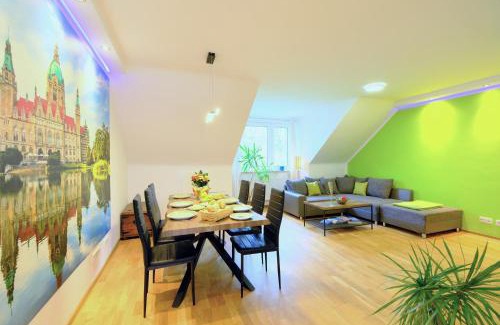 Ahlem-Badenstedt-Davenstedt Apartamento | HappyBnB - Stilvolles, naturgelegenes Apartment mit Blick auf den Mittellandkanal und die Wasserstadt Hannover - Kamin, Parken und Spielplatz