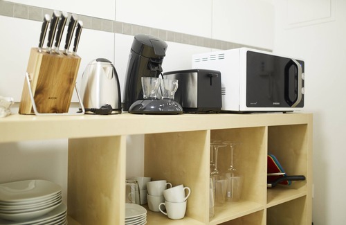 Weststadt Mittlerer Teil Apartamento | Apartamento-Vista al Jardín-Baño Privado