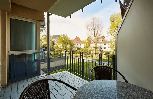Weststadt Mittlerer Teil Apartamento | Apartamento-Vista al Jardín-Baño Privado