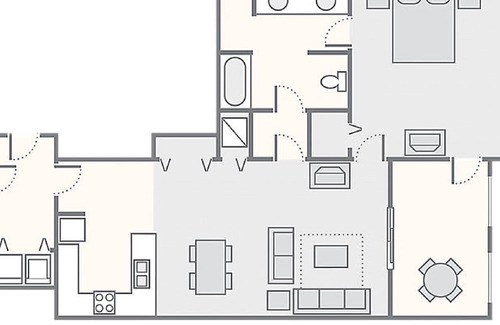 Myrtle Beach Complejo | Harbour Lights One-bedroom Deluxe Suite, Sleeps 4, Full Kitchen