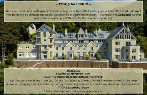 Lynmouth Apartamento | Harbour Lookout, Luxury Family Apt, Sea View and Terrace, 2 Bedrooms,1 Bathroom, Parking