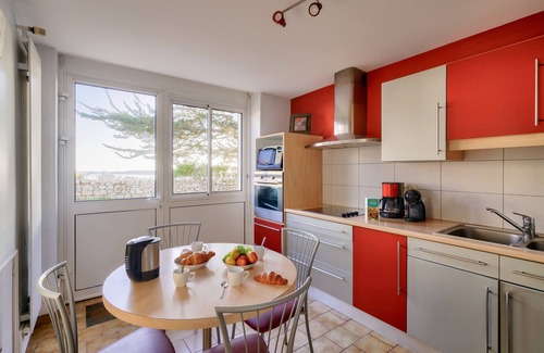 Plobannalec-Lesconil Casa | Vista al puerto - Casa para 10 con jardín