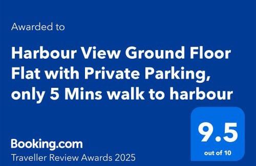 Brixham Apartamento | Harbour View Ground Floor Flat with Private Parking, only 5 Mins walk to harbour