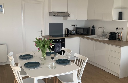 Hardelot-Plage Apartamento | Apartamento-Baño con bañera-Vista al Mar-Hardelot Face Mer
