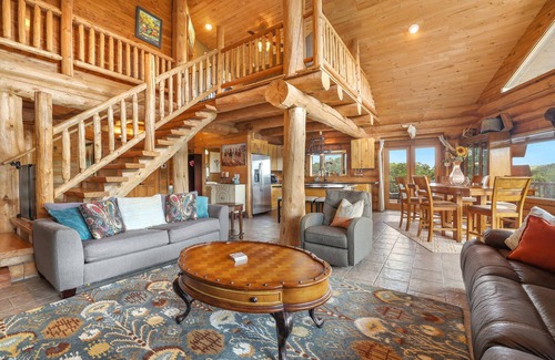 Springdale Casa | Hardwood Chalet-Pool, Hot tub, fireplace