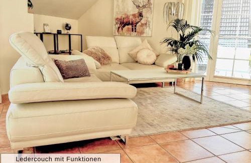 Siedlung Gottingerode Apartamento | Harz-Fewo Weitsicht, modern & ruhig mit 2 Balkonen, Jura Kaffeevollautomat, Kaminofen, Gäste mit Hund willkommen