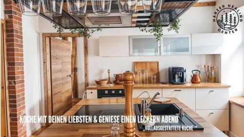Elbingerode Apartamento | HARZER HEALING CENTER 2024 Gemütliche Landhauswohnung mit Fussbodenheizung,XXL Kochinsel,XXL Regenduschen,Modern,Hochwertig,Persönlich,Vollausgestattet