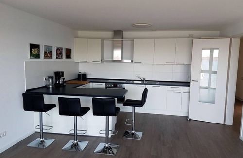 Bosau Apartamento | Haus Seeblick WHG 6 - apartment/flat, bathroom, WC, lake view