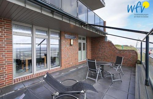 Borkum Apartamento | Haus Wilhelmshöhe Ferienwohnung Meeresblick