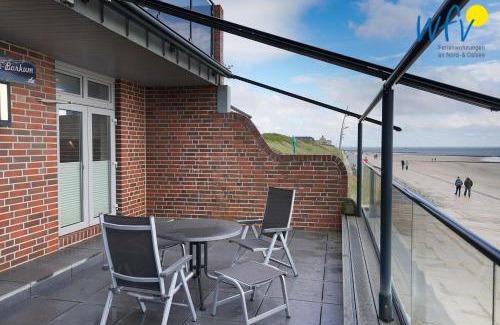 Borkum Apartamento | Haus Wilhelmshöhe Ferienwohnung Meeresblick
