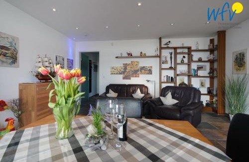 Borkum Apartamento | Haus Wilhelmshöhe Ferienwohnung Meeresblick
