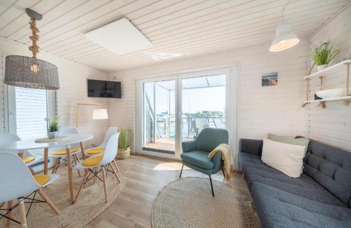 Schleswig Casa | Hausboot Rán mit Dachterrasse in Schleswig