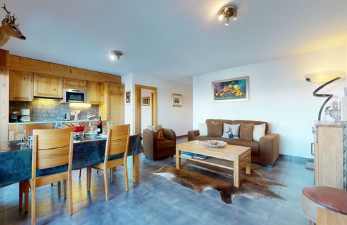Veysonnaz Apartamento | Hauts de Veysonnaz HV1 011 - SAUNA apartment 4 per