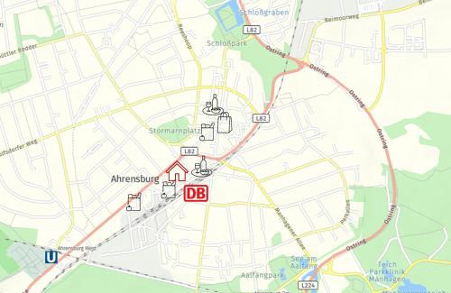 Ahrensburg Apartamento | have-a-nice-Stay - nahe Bahnhof - 20 Minuten nach Hamburg - trotzdem ruhig gelegen - 6 Minuten zu Fuß ins Zentrum Ahrensburg - modern eingerichtet