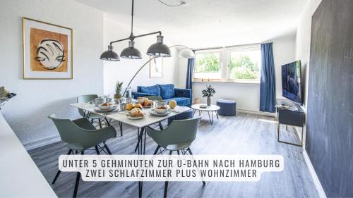 Ahrensburg Apartamento | have-a-nice-Stay - nahe der U-Bahn nach Hamburg - Natur 1 Minute entfernt - Bäcker & Restaurants 500m - Lidl 800m - Zentrum 1,5km