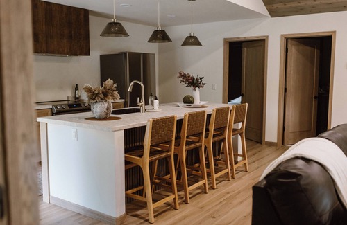 New Lisbon Casa | Haven+Hyde: Charming 2-bd, 1 bath w/HOT TUB in Castle Rock Lake, WI