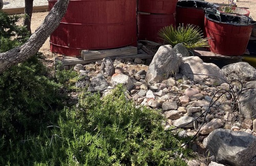 Kingman Cabaña | Hawaiian Cottage!Retro refrig, micro, A/C , private, themed! *Bathroom Adjacent*