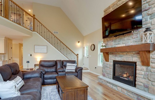 Sybertsville Casa | Hazle Township Vacation Rental w/ Patio, Fire Pit!