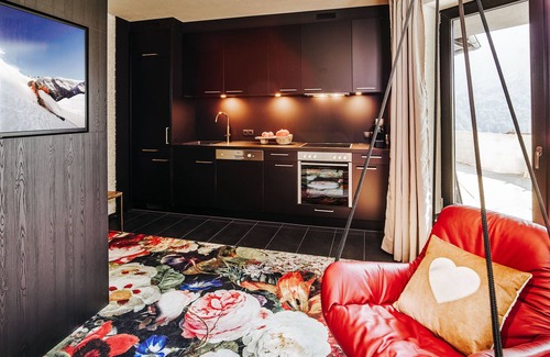 Soelden Apartamento | HEART - Manufaktur Appartements - Top1 Deluxe Apartment justo en la pista de esquí
